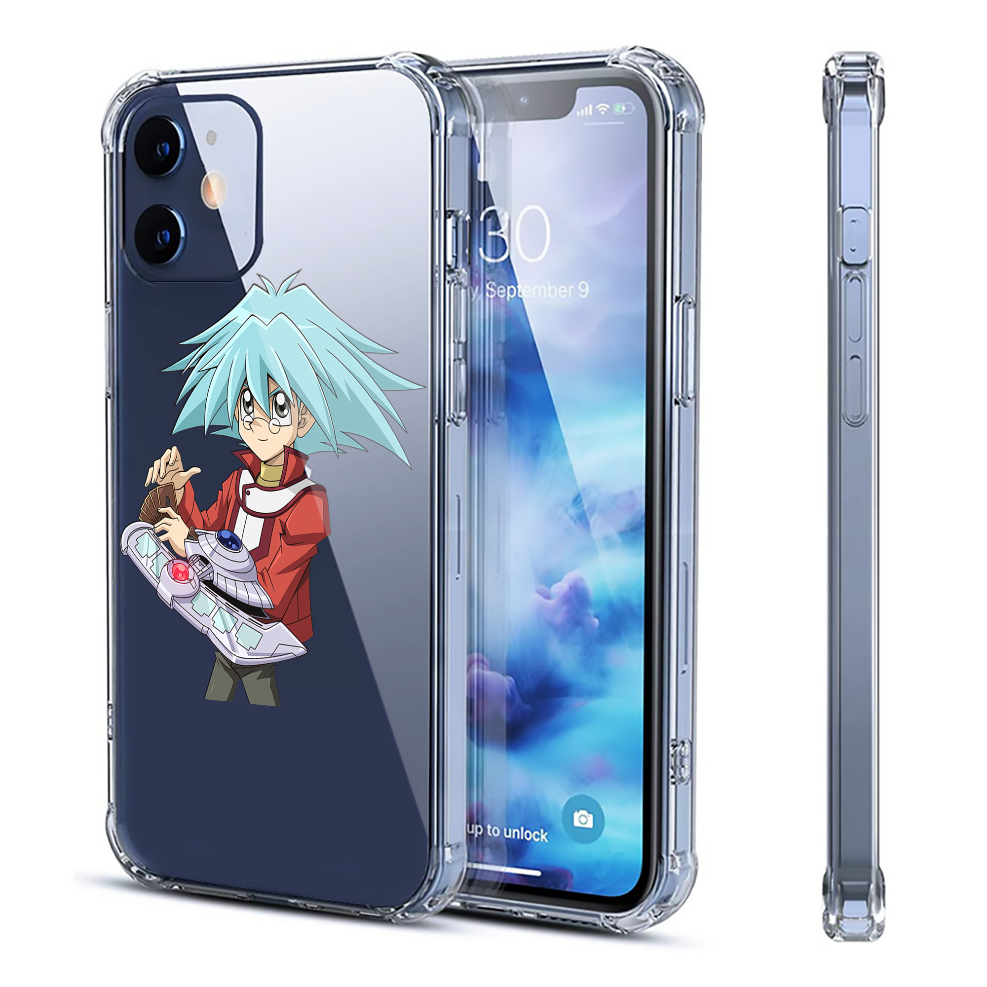 （画像用） 遊☆戯☆王 Yu-Gi-Oh! 【iPhone 12シリーズ対応】透明スマホケース（クリアソフトケース）